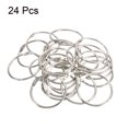 thumbnail image 3 of Unique Bargains 2' OD 1.8' ID Loose Leaf Rings Binder Ring Steel for Book DIY Scrapbook Notebook, Silver 24 Pack, 3 of 5