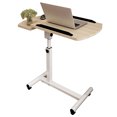 thumbnail image 4 of HORIALENCE Movable and Adjustable Laptop Table in Light Brown for Bedside Office and Sofa, 4 of 8