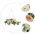 thumbnail image 4 of Vaidha Artificial Flower Decoration Style Decorative Flower Wreath Wall Pendant, 4 of 6