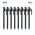 thumbnail image 2 of Ruiboury Rust-Proof Tents Stakes For Long-Lasting Performance Durable Camping Stakes 8 roots 20cm, 2 of 6