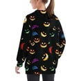 thumbnail image 4 of Birdeem Chandails à Manches Longues pour Filles Col Ras du Cou Chandail à Capuchon Surdimensionné Mode pour Enfants Chandail à Manches Longues à Enfiler Hauts 4-14 Ans pour Filles et Garçons, 4 of 6