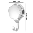 thumbnail image 3 of Heavy Duty Suction Cup Hooks for Shower Glass Bathroom Reusable Vacuum Hanging Solutions, 3 of 4