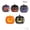 Black, variant on Drppepioner Halloween Pumpkin Disposable Paper Plates,50 Pack Party Dinner Plates for Snacks,Desserts,Cake and Food Serving,Halloween Tableware Supplies