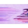 thumbnail image 1 of Ahgly Company Machine Washable Indoor Rectangle Transitional Heliotrope Purple Area Rugs, 5' x 7', 1 of 7