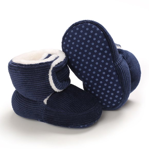 Infant Baby Girls Boys Toddler Shoes Boots Anti-slip Warm Soft Slippers Socks,1, Deep blue ,11cm(0-6months)