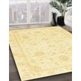 thumbnail image 2 of Ahgly Company Indoor Rectangle Abstract Sun Yellow Oriental Area Rugs, 2' x 5', 2 of 6