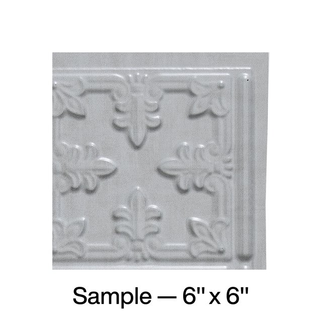 FASÄDE Traditional Style 10 Decorative Vinyl Backsplash Panel in Cashmere (6X6 Inch Sample)