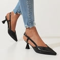 thumbnail image 2 of Womens Shoes Snake Pattern Sandals Casual Comfortable High Heel Pointed Toe Buckle Pumps, 2 of 9
