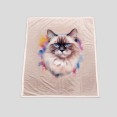 thumbnail image 2 of Pets, Paws and Ideas Couverture Imperméable pour Animaux de Compagnie pour Chiens et Chats, Protecteur Réversible pour Meubles, Lit et Canapé, Anti-Déversement, Lavable, Housse en Flanelle Sherpa Douce Motif Shih Tzu, 2 of 8