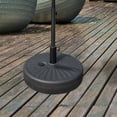 thumbnail image 2 of Outsunny Base de Parasol de Patio Robuste 48 Lb avec Mât en Acier pour Terrasse Noir, 2 of 10