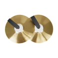 thumbnail image 1 of maskred Crash Cymbale Tambour Portable Polyvalent pour Concert Adultes 12 Pouces Performance Scène Doré 14 Pouces, 1 of 6