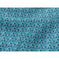 thumbnail image 5 of oneOone Viscose Jersey Blue Fabric Triangle Geometric Craft Projects Decor Fabric Printed By The Yard 60 Inch Wide, 5 of 5