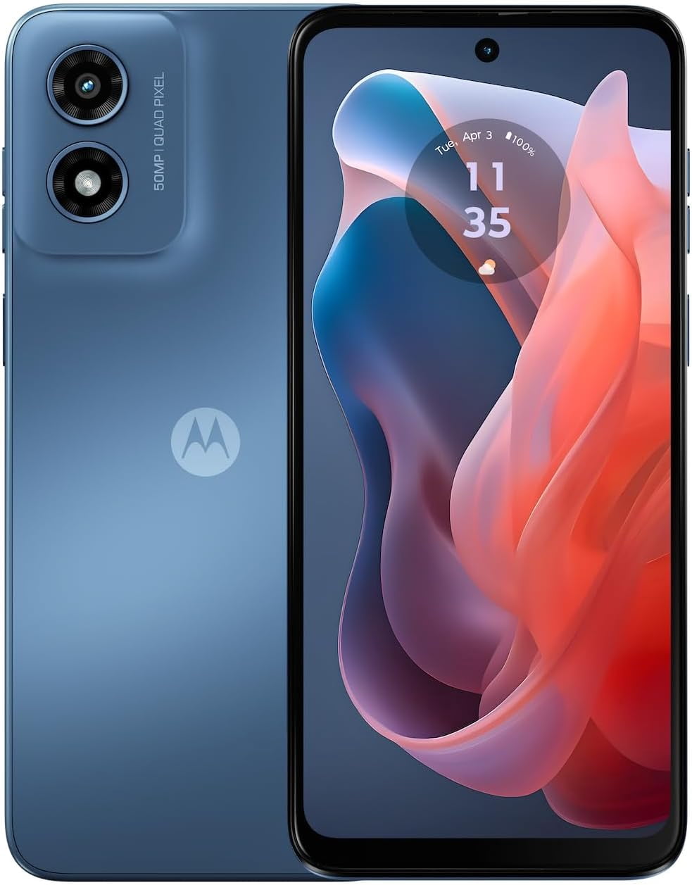 Motorola Moto G Play (2024) 64GB 4GB RAM | 6.5” 90Hz HD+ Display, 5000mAh Battery, 50MP Camera | Certified Refurbished Smartphone Grade A
