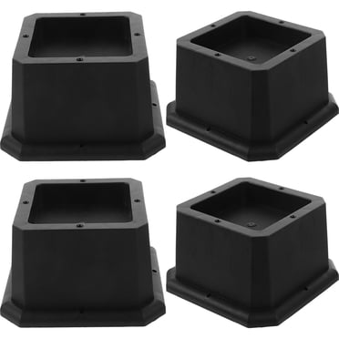 WASHWEPE Élévateurs de Lit pour Meubles Ensemble 4 Pcs Élévateurs de Canapé Rallonges de Jambes pour Sofas Tables