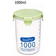 CHOK Clearance!  Glass Storage Containers With Lids Kitchen Storage Box Sealing Food Preservation Plastic Fresh Pot Container  Pink