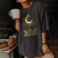 thumbnail image 2 of T-Shirt Surdimensionné pour Femmes Tops Amples d'Été Manches Courtes, 2 of 6