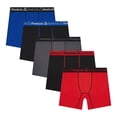 thumbnail image 5 of Reebok Men's Stretch Boxer Briefs, 5 Pack, 5 of 5