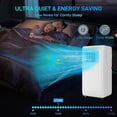 thumbnail image 2 of 10000 BTU Ultra Quiet 4-in-1 Portable Air Conditioners, Cooling Dehumidifier Fan with Sleep Mode, 24H Timer & Remote Control, Full Window Kit Included, Fast Cooling for 450 Sq.Ft, 2 of 10