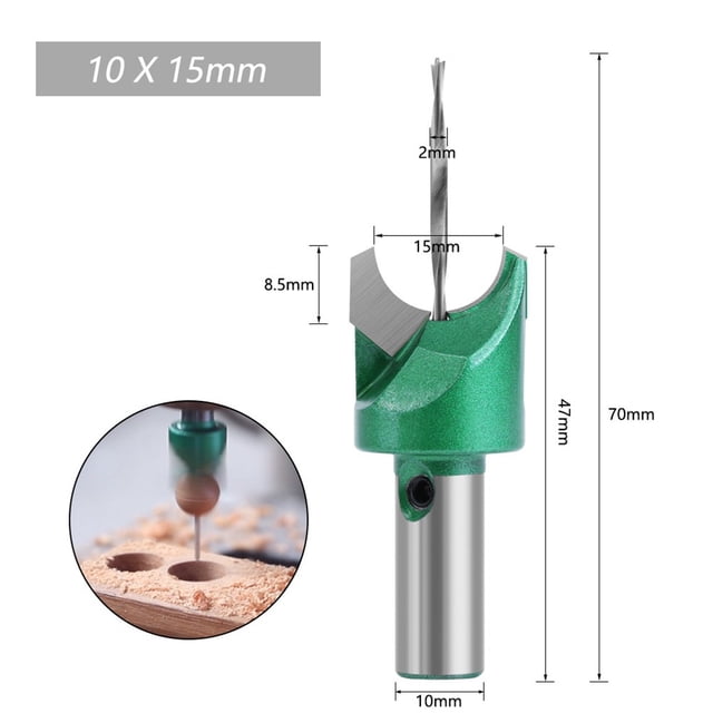 Perles Bouddha 6-30mm Coupe-Bordures 10mm Embout de Routeur Outils de Menuiserie