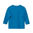 thumbnail image 4 of MeetoTime T-shirt Uni à Manches 3/4 et Col Rond pour Enfants, T-shirt pour Tout-Petits Garçons Filles 3-12 Ans, 4 of 5
