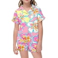 thumbnail image 1 of Ensemble de Pyjama pour Garçon, Graphique, à Boutons, Hauts Unis, Ensemble T-Shirt, Ensemble de Pyjama Décontracté, Pyjama pour Filles 8-10 Ans, 1 of 5