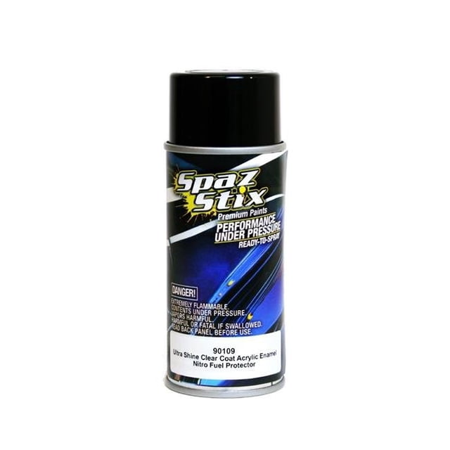 Spaz Stix 3.5 oz Ultra Shine Clear Acrylic Enamel Aerosol Paint
