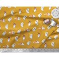 thumbnail image 2 of Soimoi Poly Georgette Fabric Ghost Halloween Print Sewing Fabric Yard 52 Inch Wide, 2 of 3