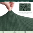 thumbnail image 3 of CHUN YI Housse de Coussin 1 Pce Spandex Extensible Texturé Boîte à Carreaux Housse de Siège, 3 of 6