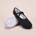 thumbnail image 2 of Children's Solid Color Dance Shoes Soft Sole Practice Shoes Elastic Laces Shaping Shoes Dance Shoes, 2 of 3