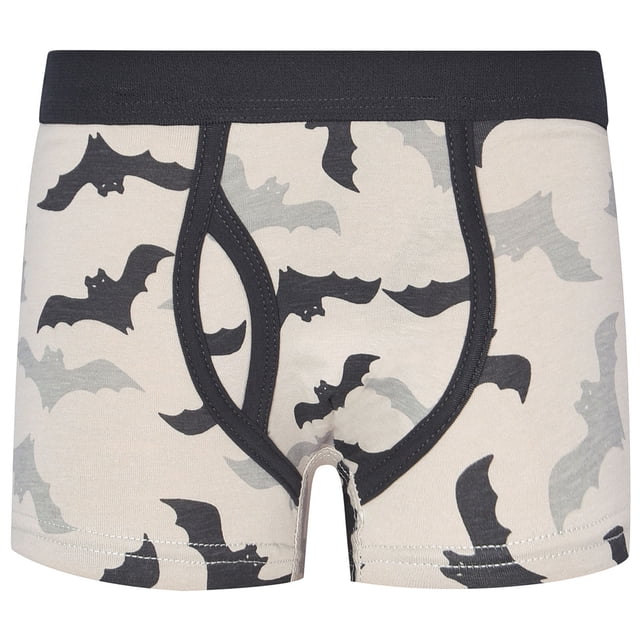 MIASHUI Boys Boxer Shorts Cotton Pattern Boxer Brief Underwear,Grey,4-5 Years