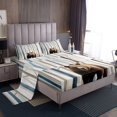 thumbnail image 1 of Erosebridal Wild Bear Bed Sheets Set King Size, Birch Tree Bedding Set, Animal Theme Bedroom Decor, 1 of 6