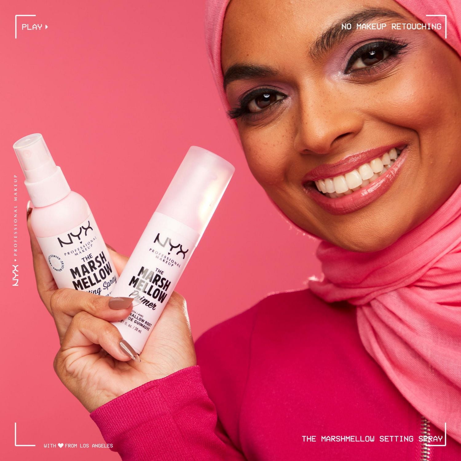 Nyx Professional Makeup, Base de teint floutante Marshmellow, Base de teint multi-fonctions, Formule végane, Multi-bénéfices 10 en 1