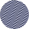 thumbnail image 1 of Ahgly Company Tapis Rond Lavable en Machine Intérieur Transitionnel Bleu Nuit, 3 Pieds Rond, 1 of 7