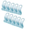 thumbnail image 2 of EGNMCR Hooks for Hanging Flocking Clothes Hanger Home Easy Hook Closet Organizer hang ger, 2 of 3