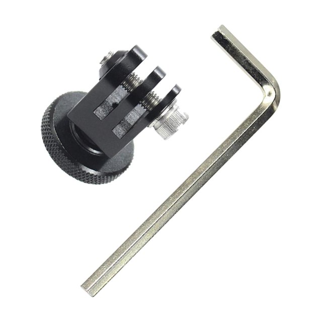 Wweixi Tripod Mount Adapter 1/4 Hot Shoe Adapter Strong Performance For All Sports Video Shoots Cold Shoe Mount