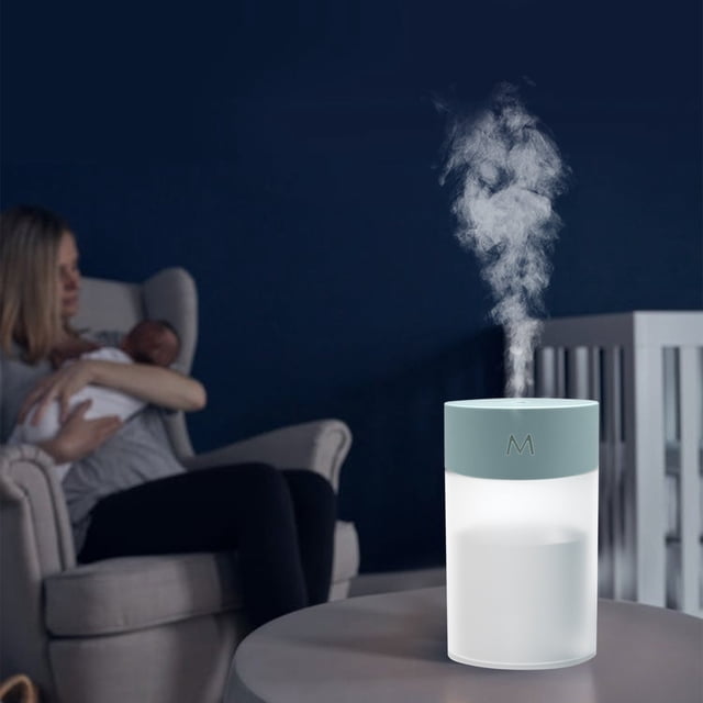 Dvkptbk Humidificateur Vaporisateur Lumière Nocturne Colorée Humidification Silencieuse Chambre Maison Mini Purificateur