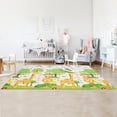 thumbnail image 2 of Double-Sided Baby Playmat, 79" x 71" Folding Floor Mat Baby Crawling Mat Kids Play Mat Waterproof Non Toxic, 0.3inch Thickness, 2 of 11