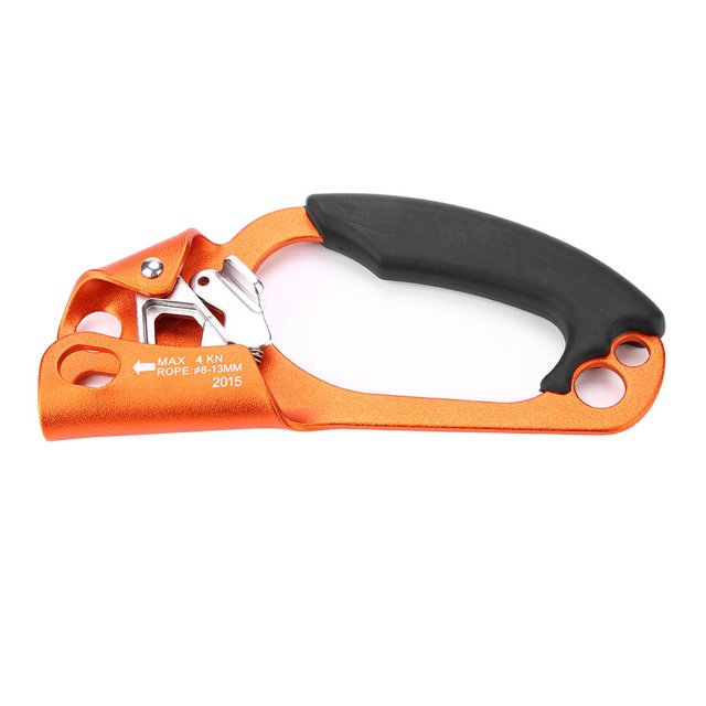 Climbing Ascender for 8-13 Mm Rope, Durable Anti Slip Handle, Aluminum Alloy Material, Perfect for Climbing Rope, Rescue, Engineering