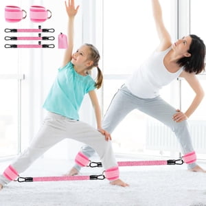 TOUMENY Adjustable Ankle Straps Resistance Bands, Premium Elastic Fitness Bands for Legs Glutes Workouts, Home Gym Leg Press Exercise Equipment