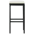thumbnail image 3 of vidaXL Tabourets de Bar avec Coussins 6 Pcs Noir Rotin Poly, 3 of 5