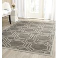thumbnail image 4 of SAFAVIEH Amherst Collection 9' Square Grey / Light Grey AMT412C Moroccan Geometric Non-Shedding Living Room Bedroom Dining Home Office Area Rug, 4 of 4