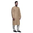 thumbnail image 2 of Atasi Kurta Imprimé de Designer pour Garçons Ensemble Kurta Pyjama Décontracté Vêtements d'Été, 2 of 5