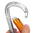 thumbnail image 4 of Amdohai 25KN Locking Gate Carabiner Certified Auto Lock Carabiner Outdoor D-ring Buckle Climbing Rappelling Canyoning Hammock Locking Clip, 4 of 7