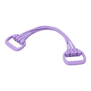 Resistance Band Set with Adjustable Handles for Arm Back Exercises – 6-Piece Fitness Elastic Bands for Strength Training and Yoga