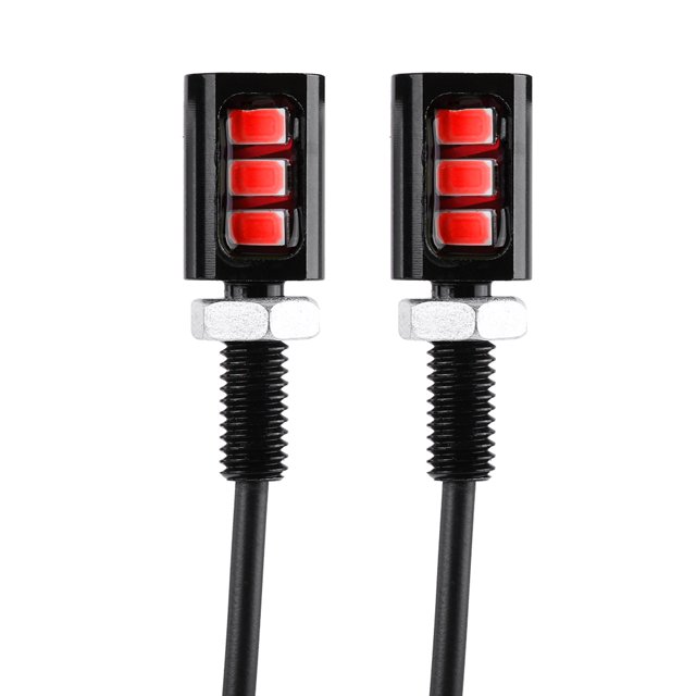 Herwey 2x 12V Universal Car Motorcycle License Number Plate Screw Bolt Light Lamp , License Number Light, Motorcycle License Plate Light