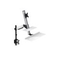 thumbnail image 2 of Bureau flottant ergonomique Rocelco avec bras et plateau pour écran, 2 of 5