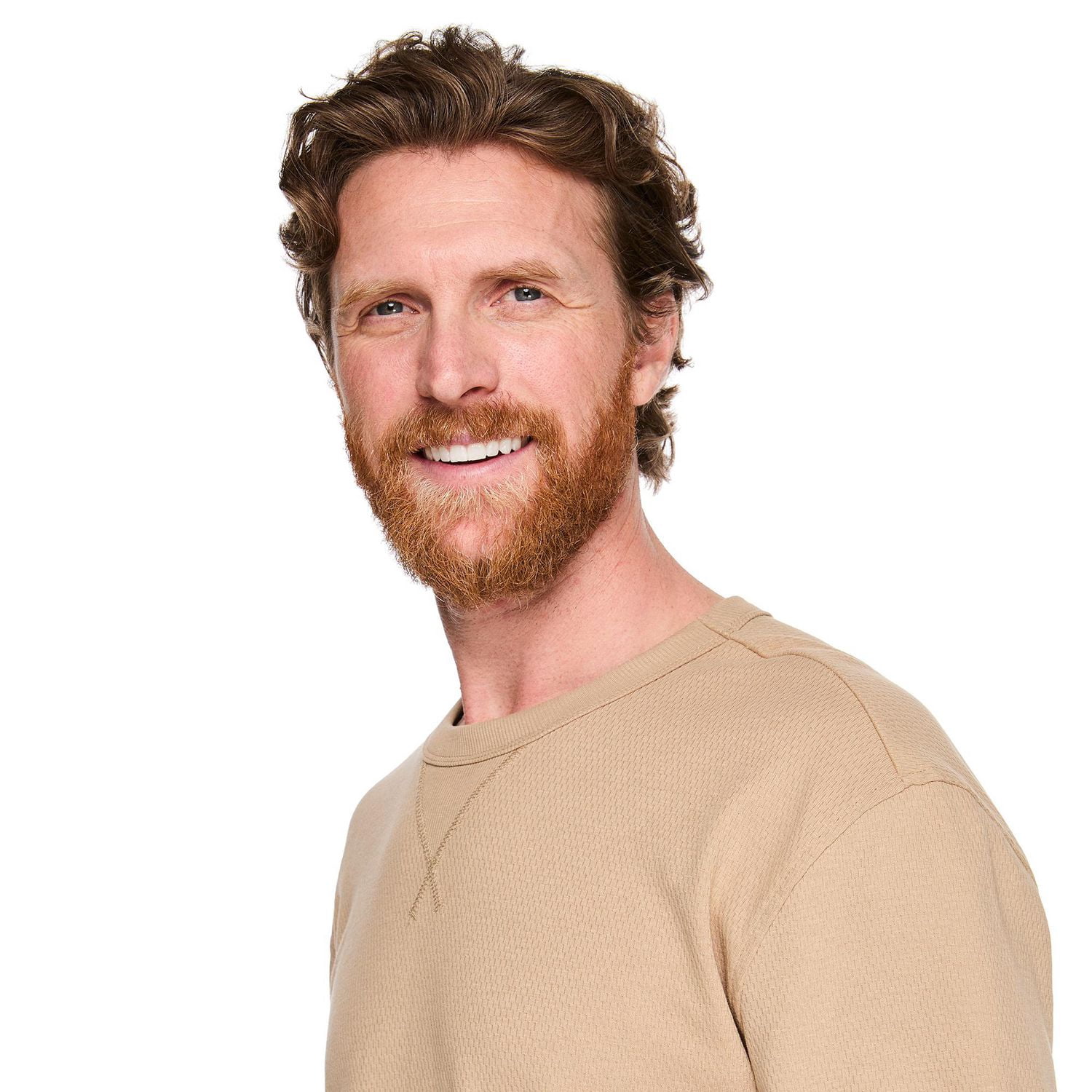 T-shirt texturé à manches longues George pour hommes