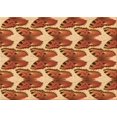thumbnail image 1 of Ahgly Tapis Rectangulaire Orange Lavable en Machine, 4 Pieds x 6 Pieds, 1 of 7