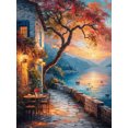 thumbnail image 1 of Waterfall Diamond Painting Landscape DIY Mosaic Forest Picture Rhinestones Embroidery Mountain Home Decor,40*50cm, frame not included.,2172, 1 of 4