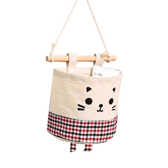 CJiaWei Grid Stackable Storage Hanging Bag Cartoon Door Back Storage Bag And Stylish Storage Bag Multifunctional Hanging Bag